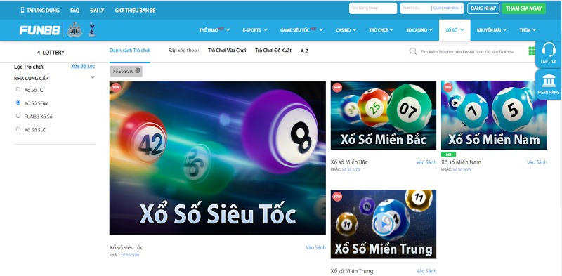 Xổ Số SGW