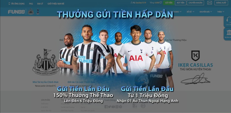 Tất cả người chơi mới của Fun88 đều nhận được ưu đãi