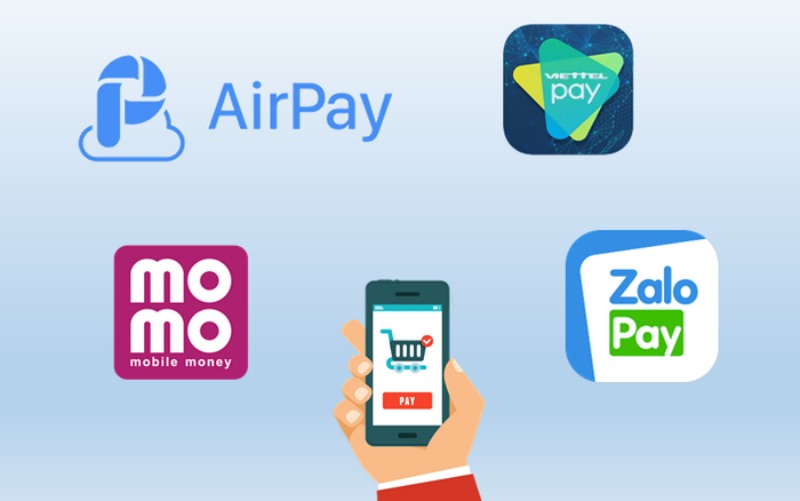 Các nhà cái hỗ trợ MoMo, VNPay, ZaloPay, AirPay, ví ViettelPay,...
